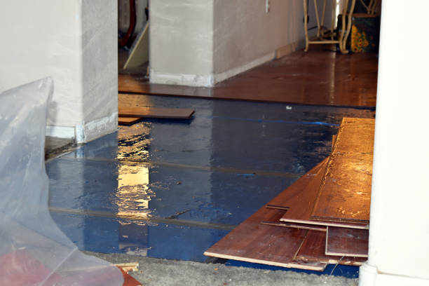 Professional Sewage Cleanup technician working in Croton, OH